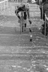 An OTB rider takes the opportunity to make a buck from the crowd